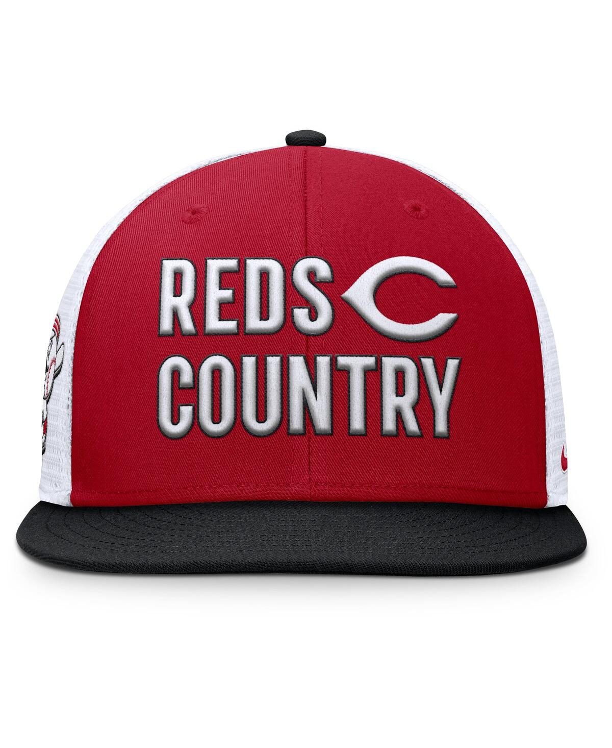 Nike Men's Red Cincinnati Reds Pro Trucker Snapback Hat In Red