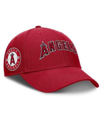 Nike - Men's Red Los Angeles Angels Rise Gaberdine Adjustable Hat