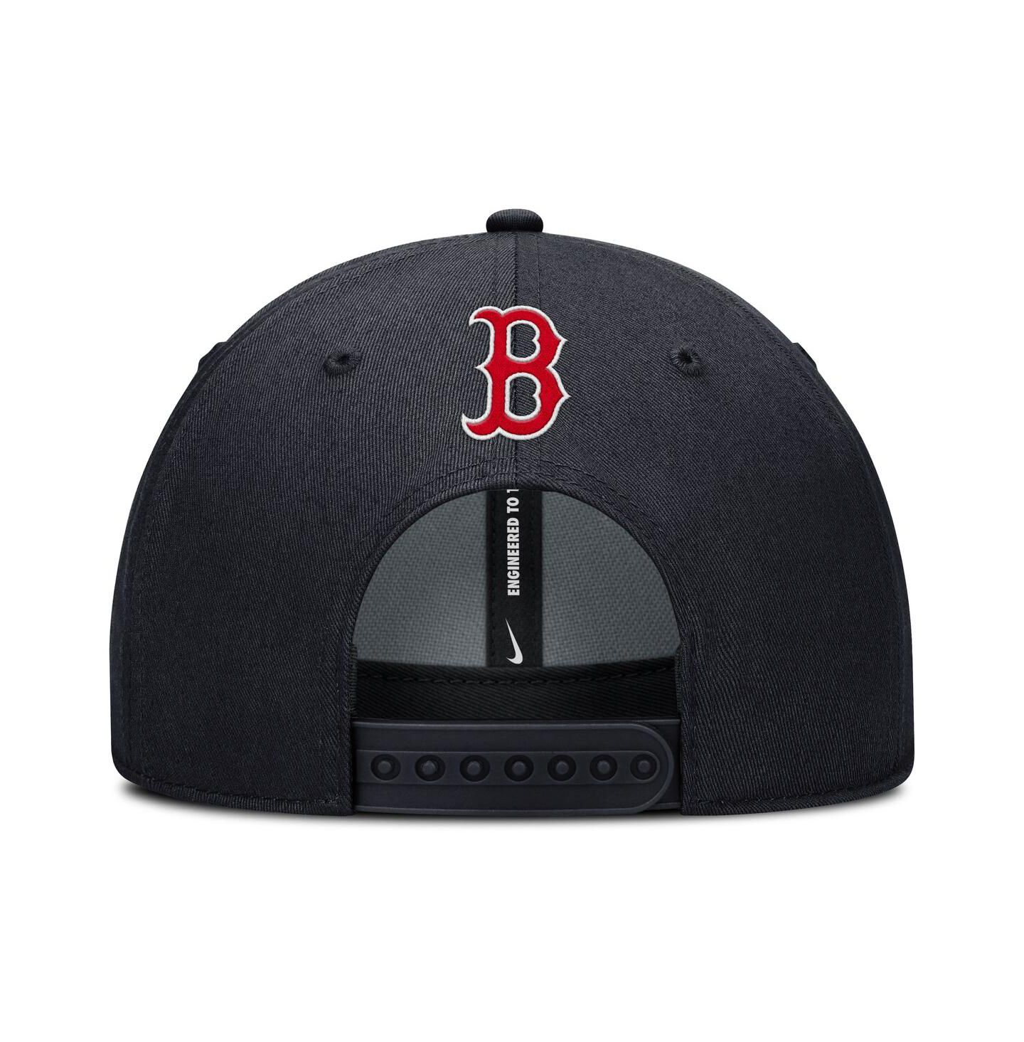 Мужская кепка Nike Navy Boston Red Sox Rise Gaberdine Adjustable Hat — фото 2