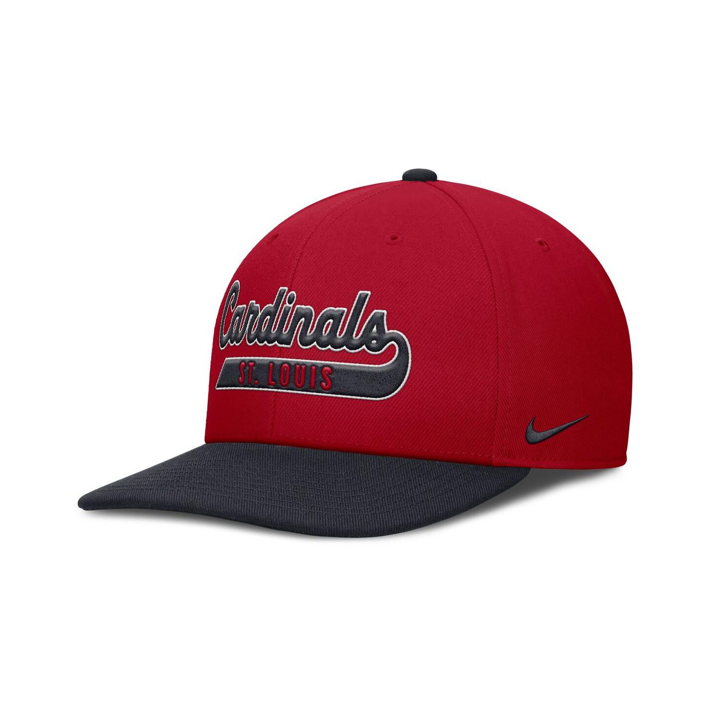 Мужская кепка Nike Red/Navy St. Louis Cardinals Pro Performance Snapback Hat — фото 2