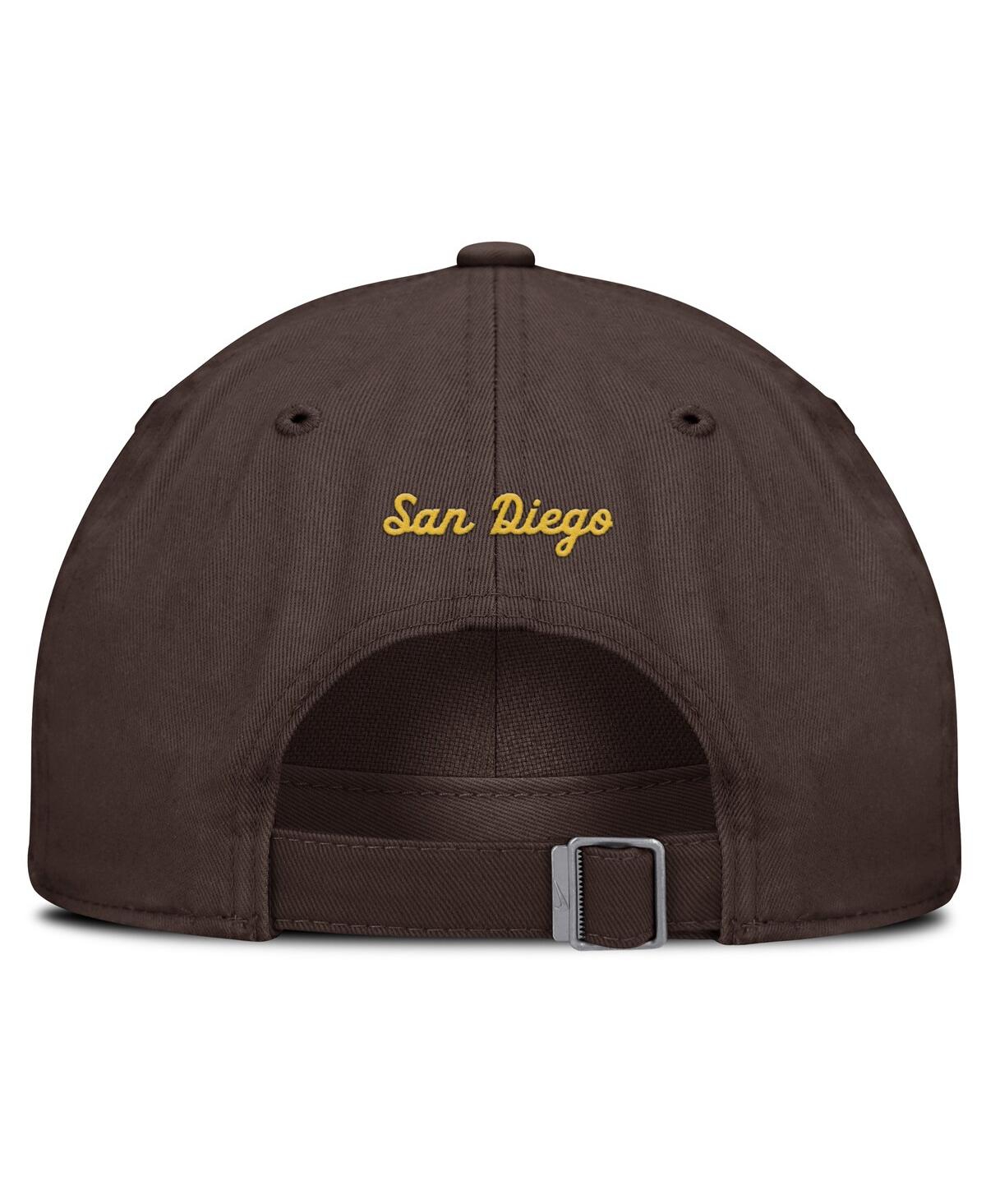 Nike Women's Brown San Diego Padres Club Adjustable Hat In Brown