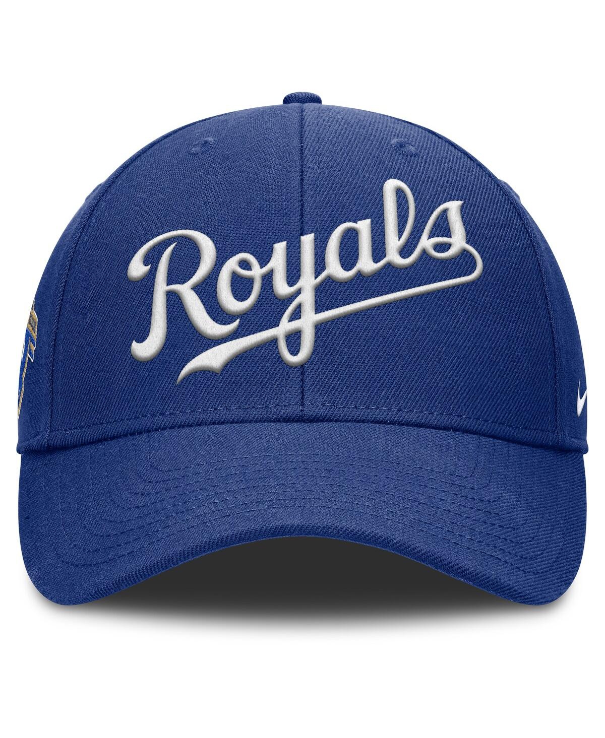 Nike Men's Royal Kansas City Royals Rise Gaberdine Adjustable Hat In Royal