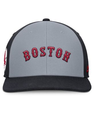 Men's Gray/Navy Boston Red Sox Pro Performance Snapback Hat