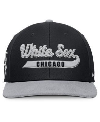 Men's Black/Gray Chicago White Sox Pro Performance Snapback Hat