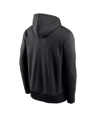 Men's Black Tampa Bay Buccaneers Performance Fleece Pullover Hoodie