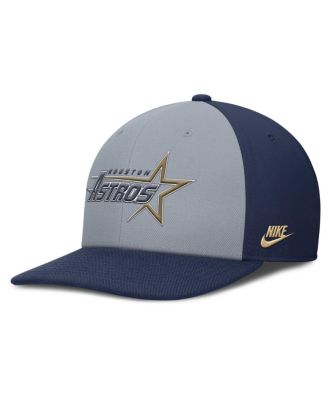 Men's Gray/Navy Houston Astros Pro Performance Snapback Hat