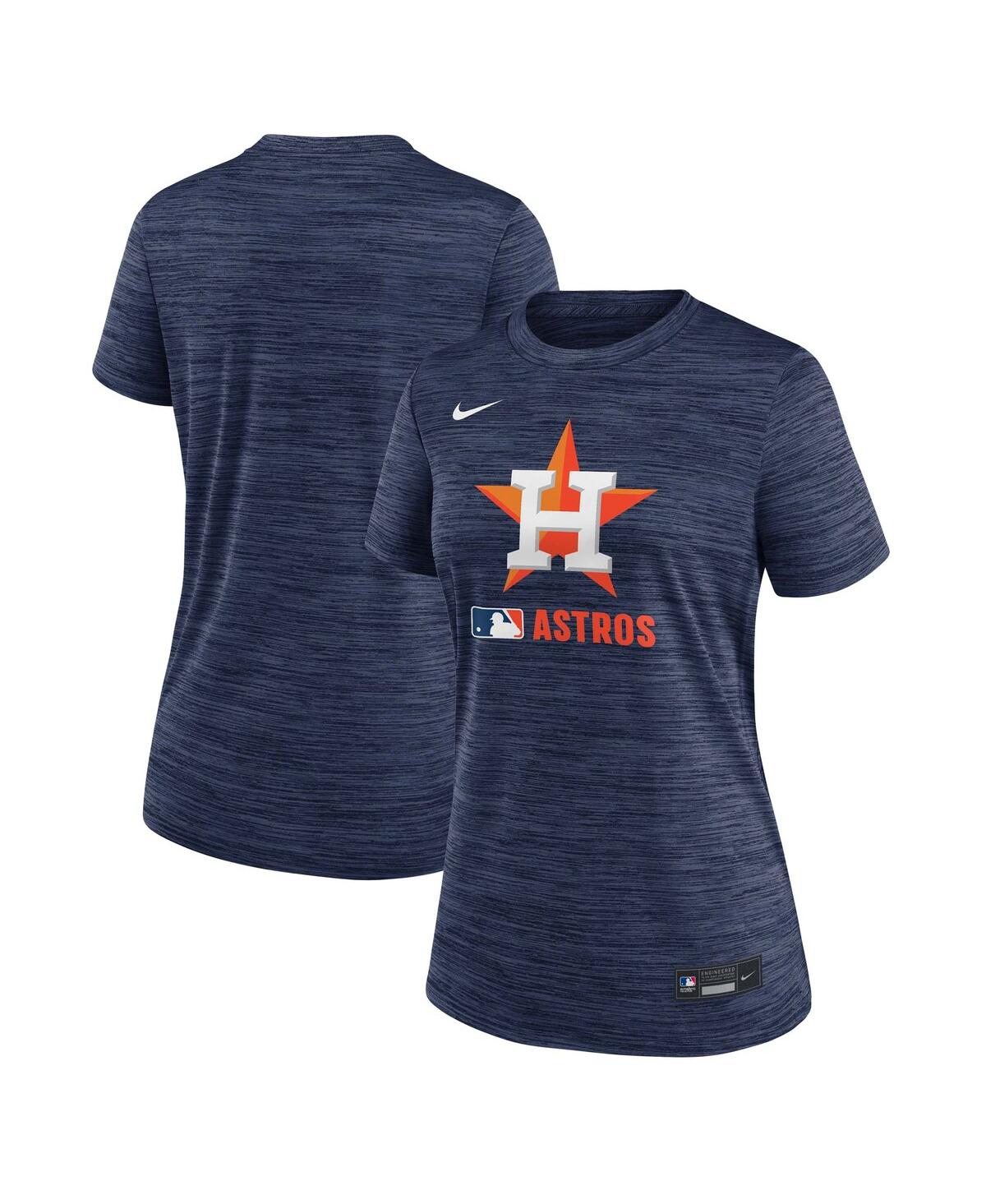 Nike Women's Navy Houston Astros Authentic Collection Velocity Performance T-shirt In Navy
