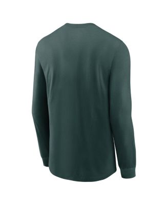 Men's Green Michigan State Spartans Alternate Logo Long Sleeve T-Shirt