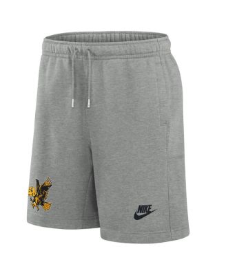 Men's Heather Gray Iowa Hawkeyes Legacy Fleece Essential Shorts