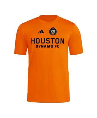 Men's Orange Houston Dynamo FC 2025 Jersey Hook AEROREADY T-Shirt