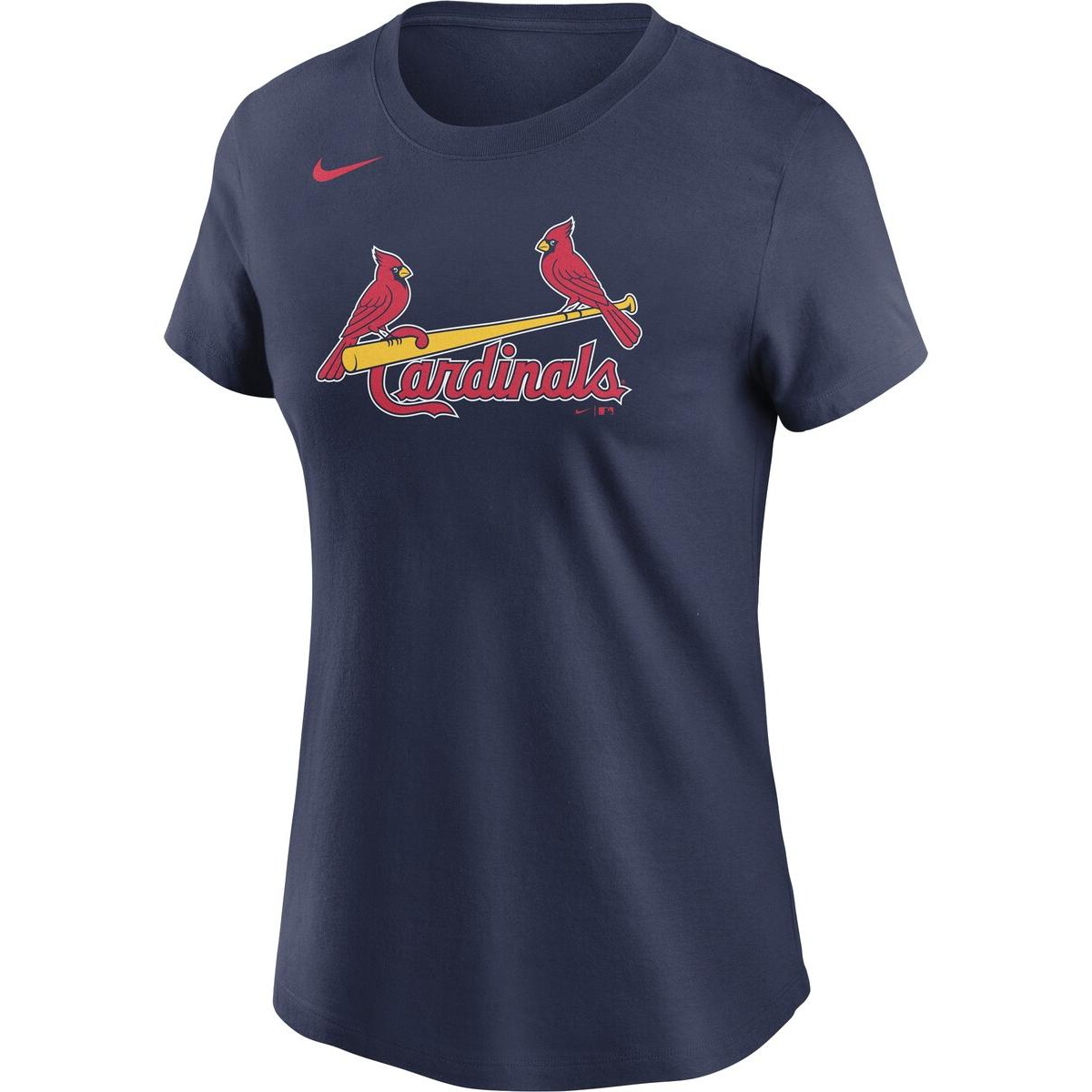 Nike Women's Navy St. Louis Cardinals Wordmark T-shirt In Navy