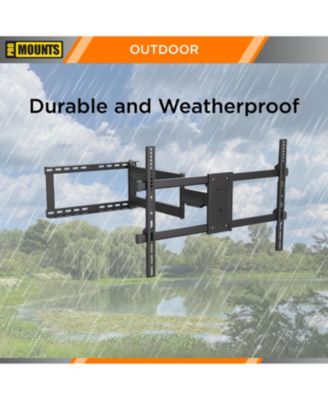 Full Motion Indoor and Outdoor TV Wall Mount For Tvs 32" - 75" Up To 132 lbs