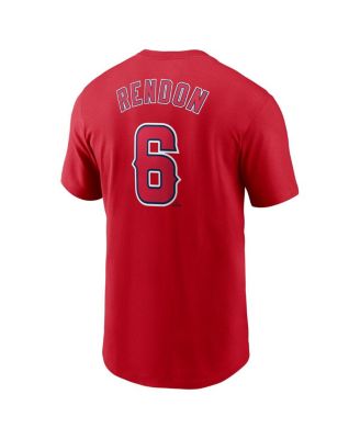 Men's Anthony Rendon Red Los Angeles Angels Fuse Name Number T-Shirt