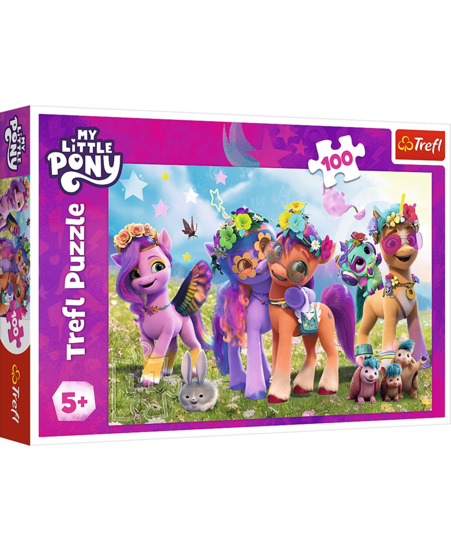 Детский пазл Trefl My Little Pony Funny Ponies Glitter 100-Piece Puzzle, Ages 5+, цвет: Разноцветный — фото 2