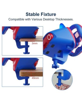 RED Wireless Racing Steering Wheel Game Controller For Switch PS3 PS4 PC Tablets