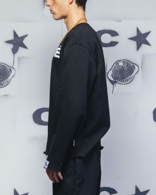 Men's Blackout Crewneck, Black, 2XL