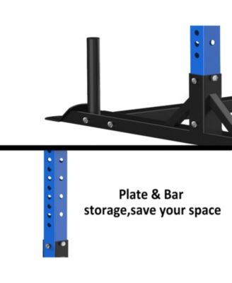 1200 lbs Commercial Power Squat Rack Weightlifting Bench Press Barbell Rack Strength