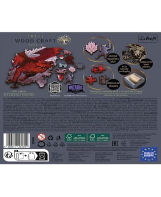 Wood Craft 501 Piece Wooden Puzzle - Dungeons & Dragons - Ancient Red Dragon