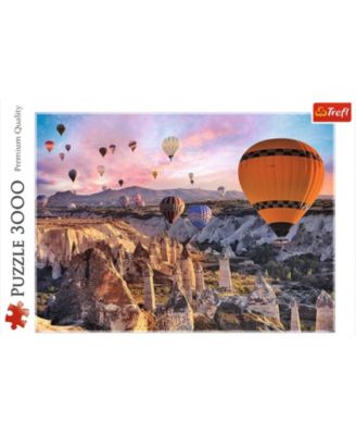 Red 3000 Piece Puzzle - Balloons over Cappadocia