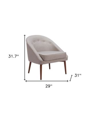 Fabric Tufted Barrel Chair – Cozy and Stylish Accent Seating