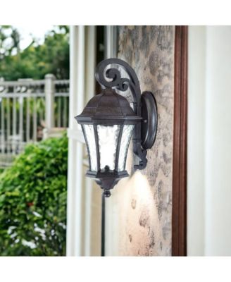 Tapered Hanging Lantern Wall Light for Porch and Entryway Decor