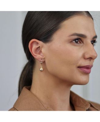 Elegant Stunning Spheres Light Weight Dangle Lever back Round Ball Drop Earrings Plated Brass