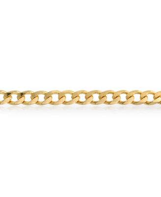 Urban Biker Jewelry Flat Miami Cuban Curb Link Bracelet 180 Gauge Plated Brass