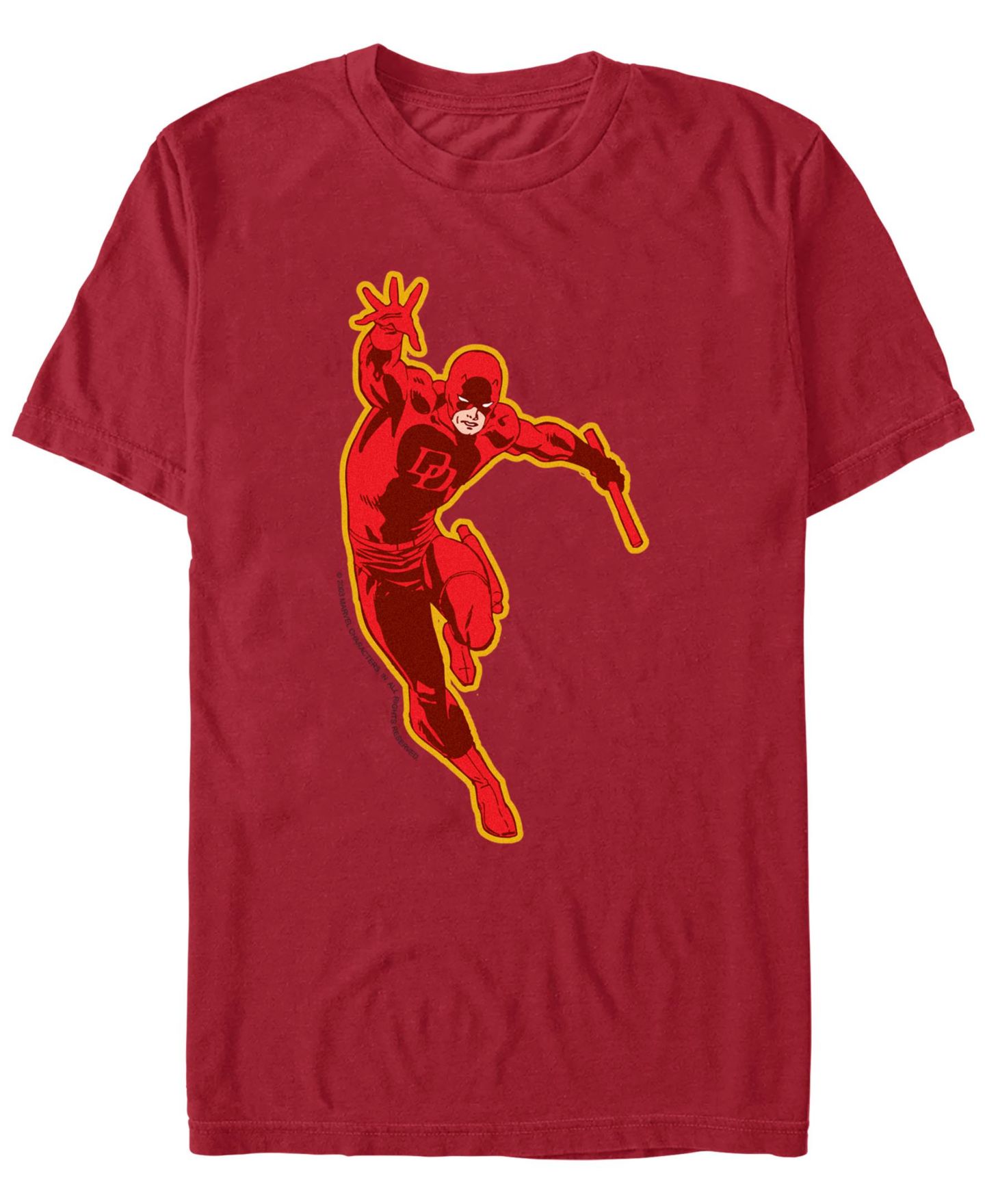Мужская футболка Fifth Sun Daredevil Classic Short Sleeve, цвет: Красный — фото 1