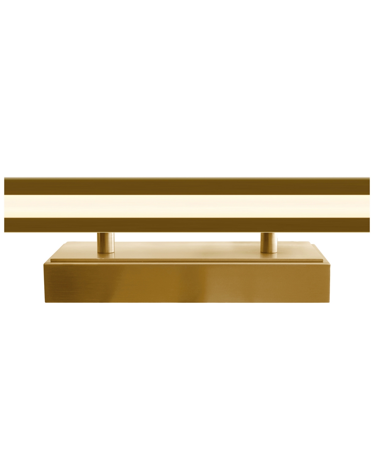 Cwi Lighting 5" Metal Himalayas Integrated Led Vanity Light In Brass