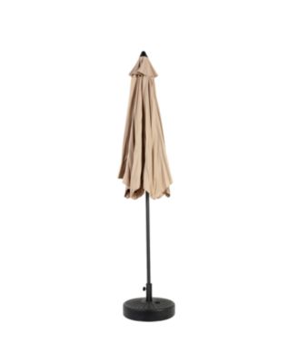 Streamdale 9ft Outdoor Patio Umbrella, Tilt & Crank, Khaki (Base Not Included)