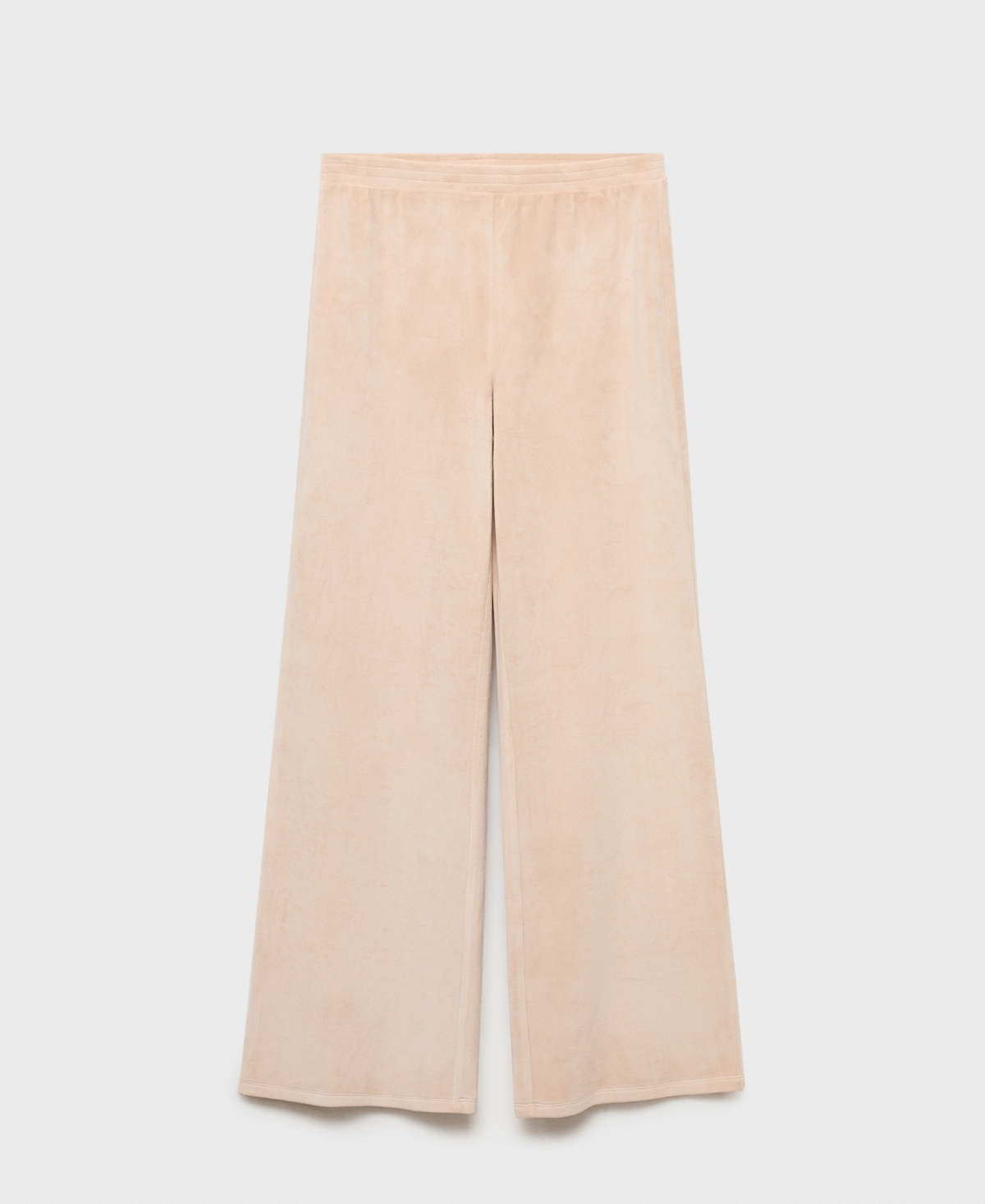 MANGO WOMEN'S VELOUR SOFT TOUCH PANTS 