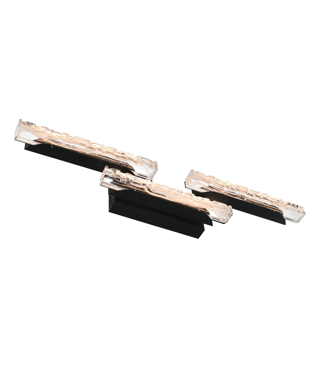 Cwi Lighting 5" Metal Valira Integrated Led Vanity Light In Black