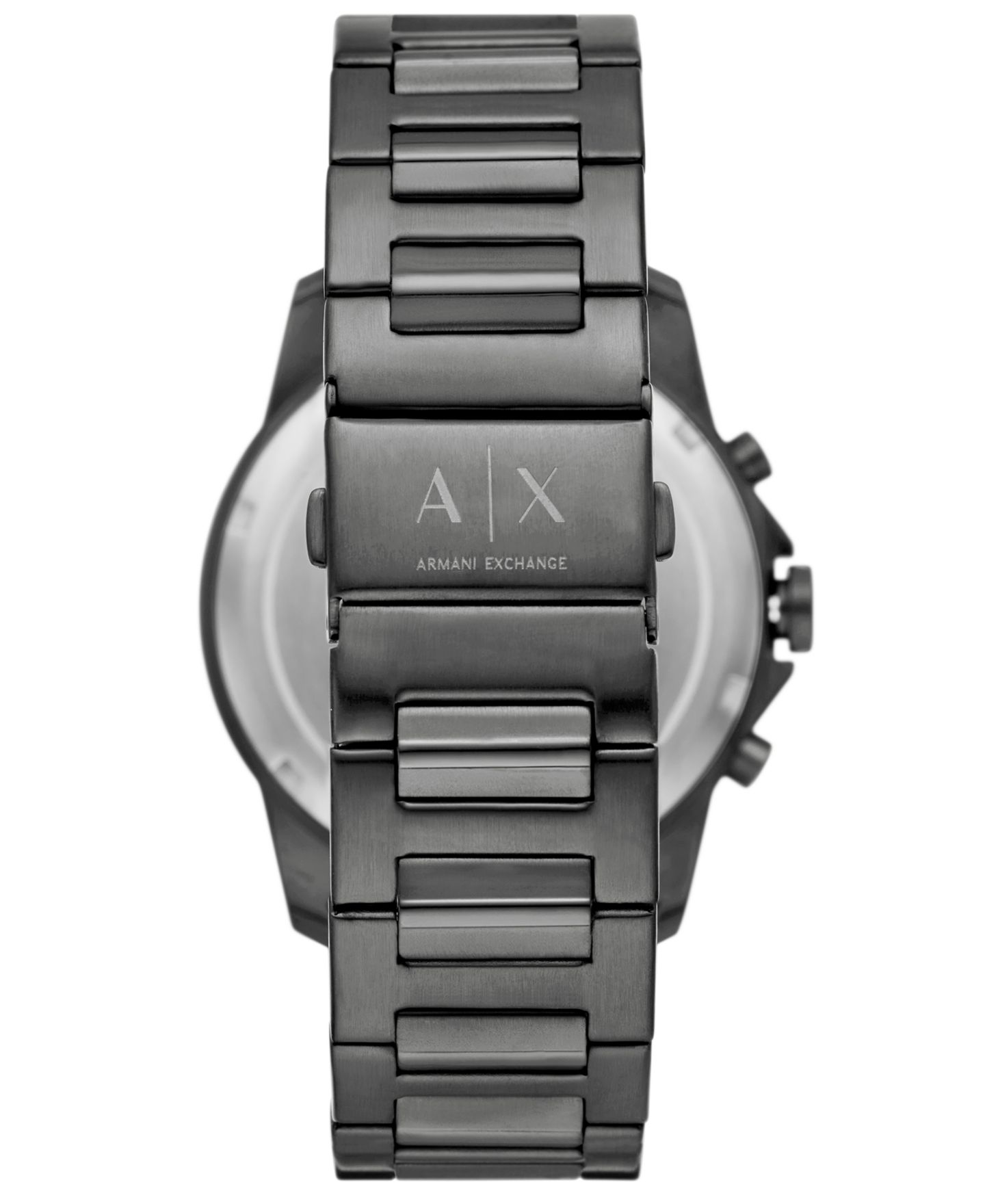 Кварцевые часы-хронограф A|X Armani Exchange из стали цвета вороненой стали, 44 мм — фото 3