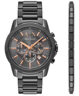ARMANI EXCHANGE ブレスレット AXG0056001 BLACK 楽天市場】アルマーニエクスチェンジ ブレスレット メンズ 父の