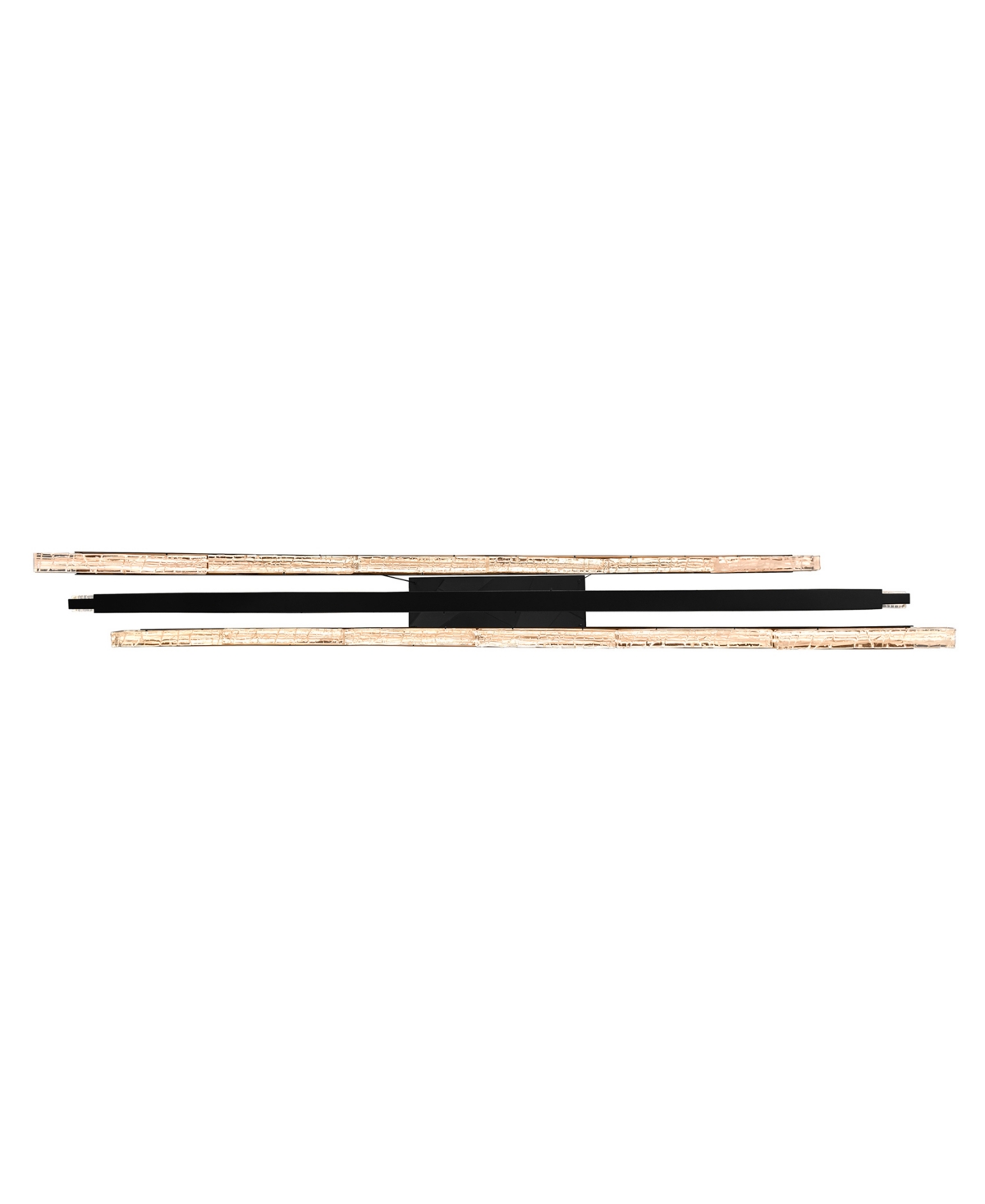 Cwi Lighting 21" Metal Saber Integrated Led Chandelier In Black