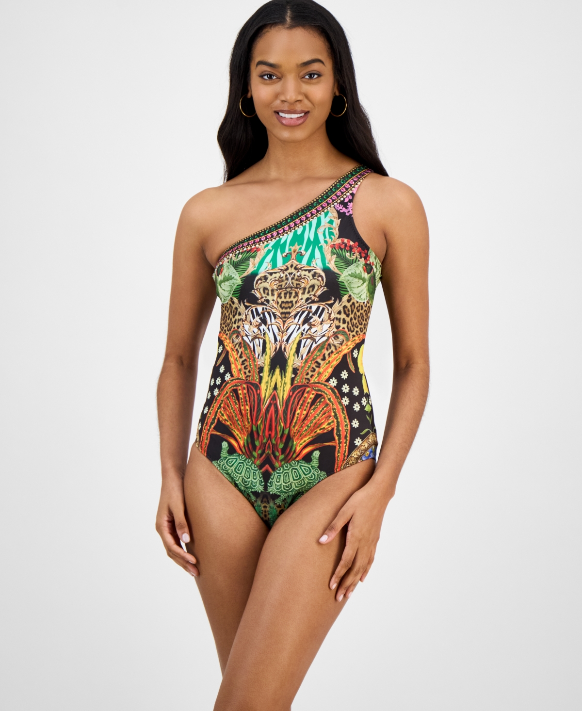 Women's Paradise Printed One-Piece Swimsuit - Multi