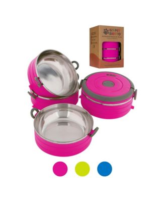 Go Pet Bento Travel Boxes: Large - Pink
