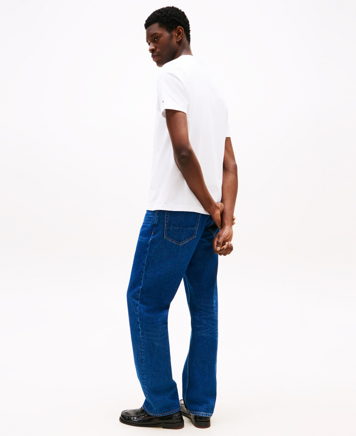 Tommy Hilfiger Embroidered Hilfiger Logo T In White