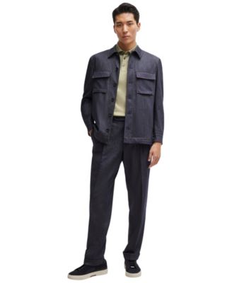 Men's Mercerized Cotton Regular-Fit Polo Shirt