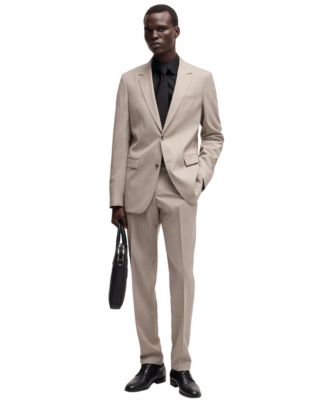 Men's Easy-Iron Slim-Fit Poplin Shirt