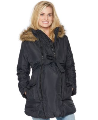 macys maternity coat