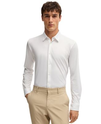 Hugo Boss - Men’s Performance-Stretch Slim-Fit Shirt