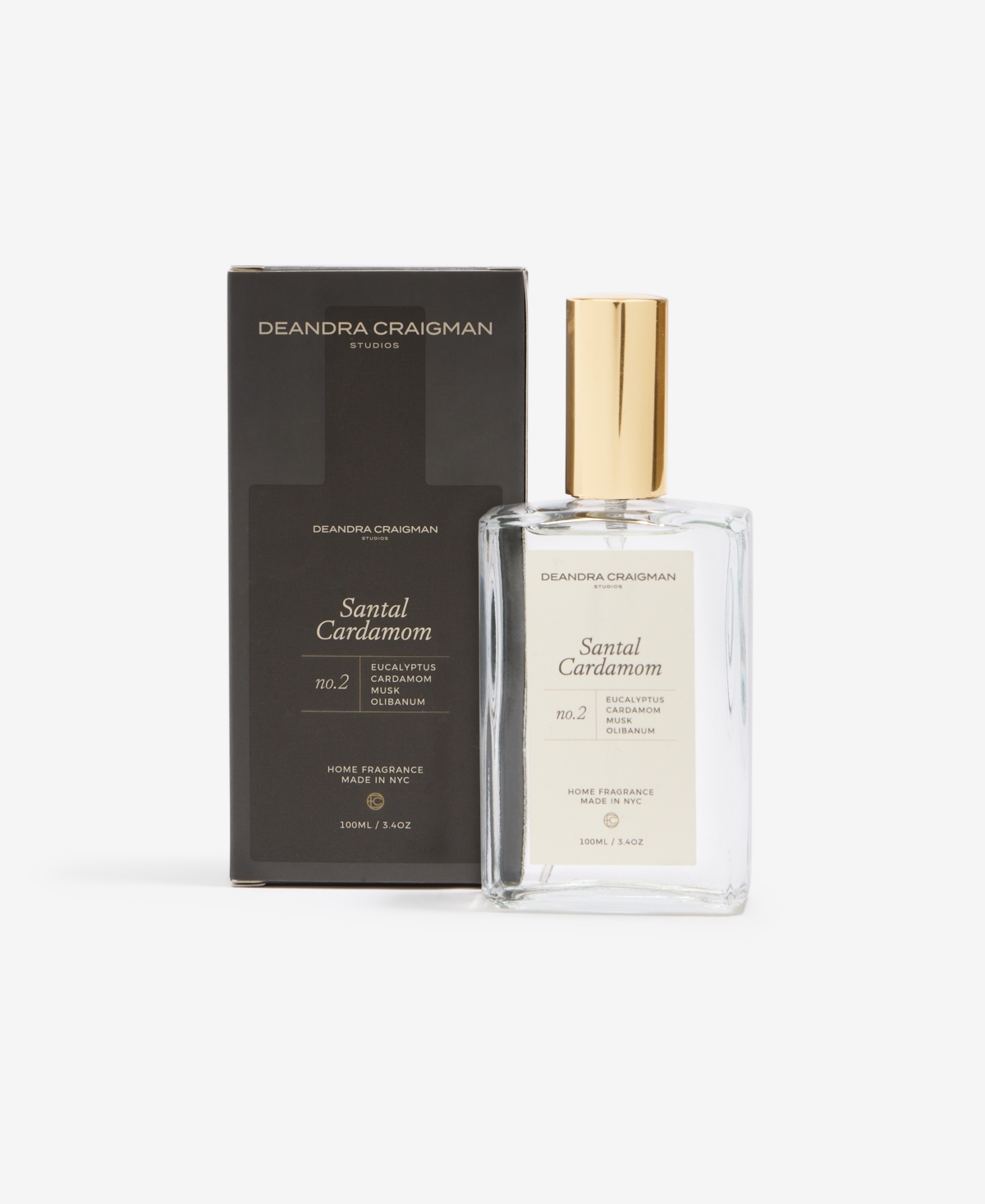Santal Cardamom Room & Linen Spray, 3.4-Oz. - Clear