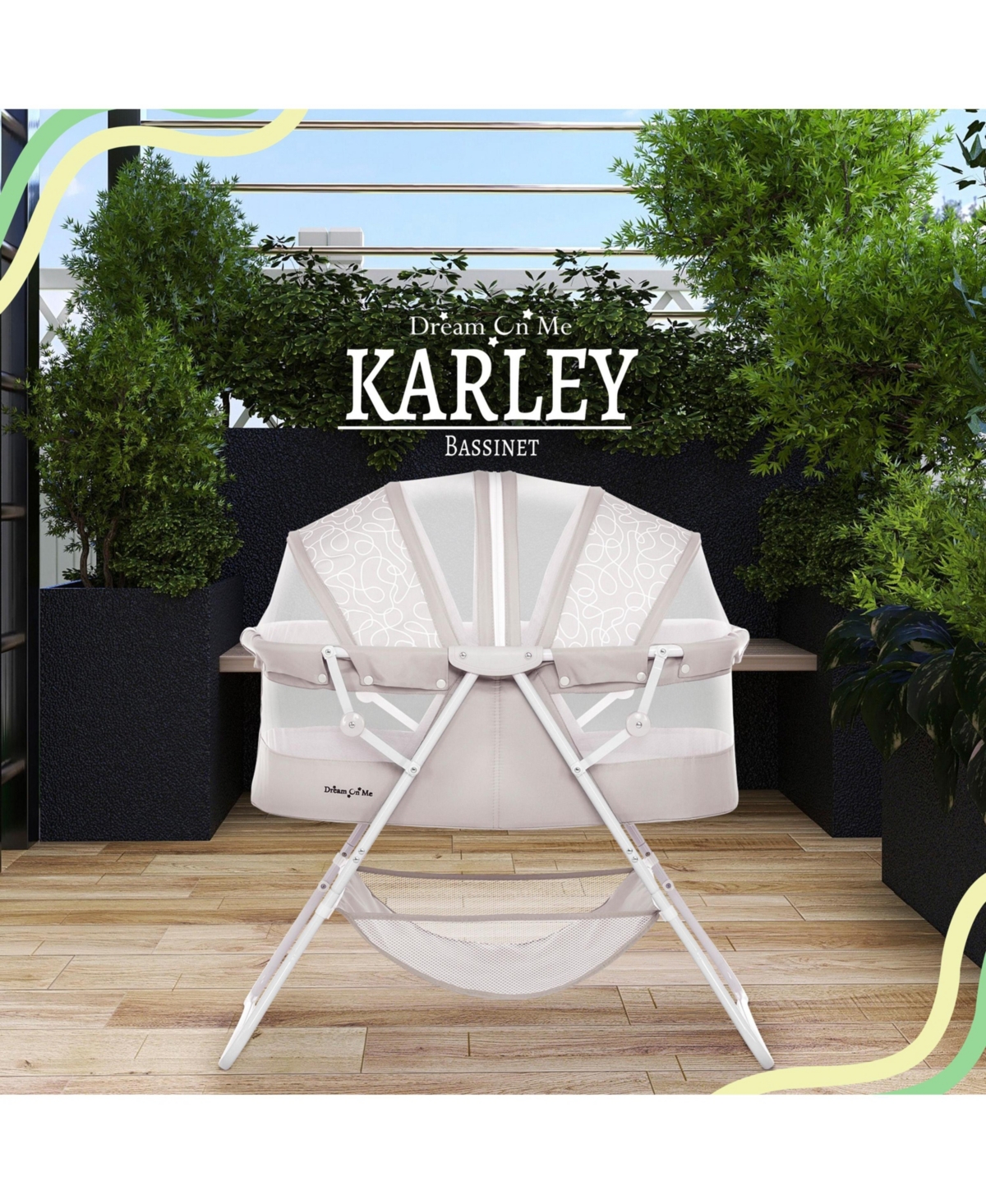 Dream On Me Karley Bassinet, Pink