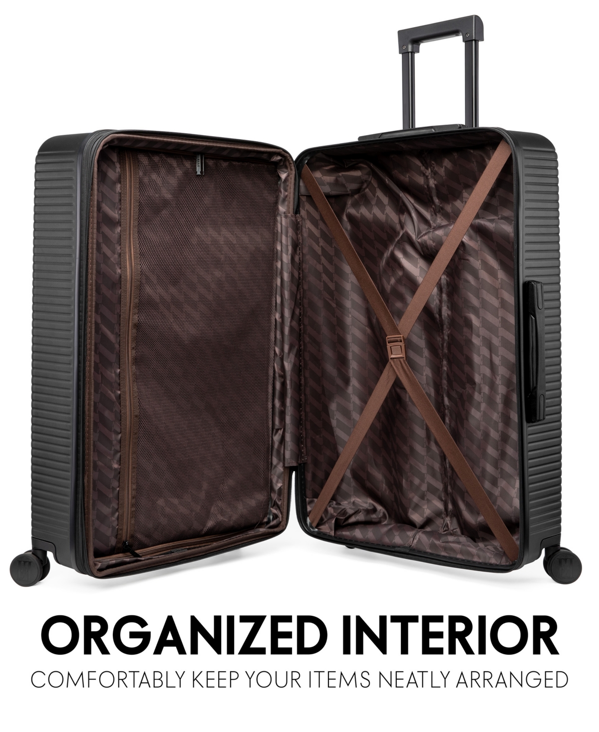 Elle Passage 3-Piece Expandable Retro Spinner Luggage Set