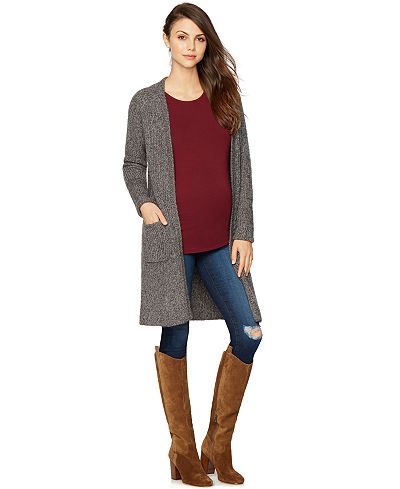 A Pea in the Pod Maternity Open-Front Cardigan