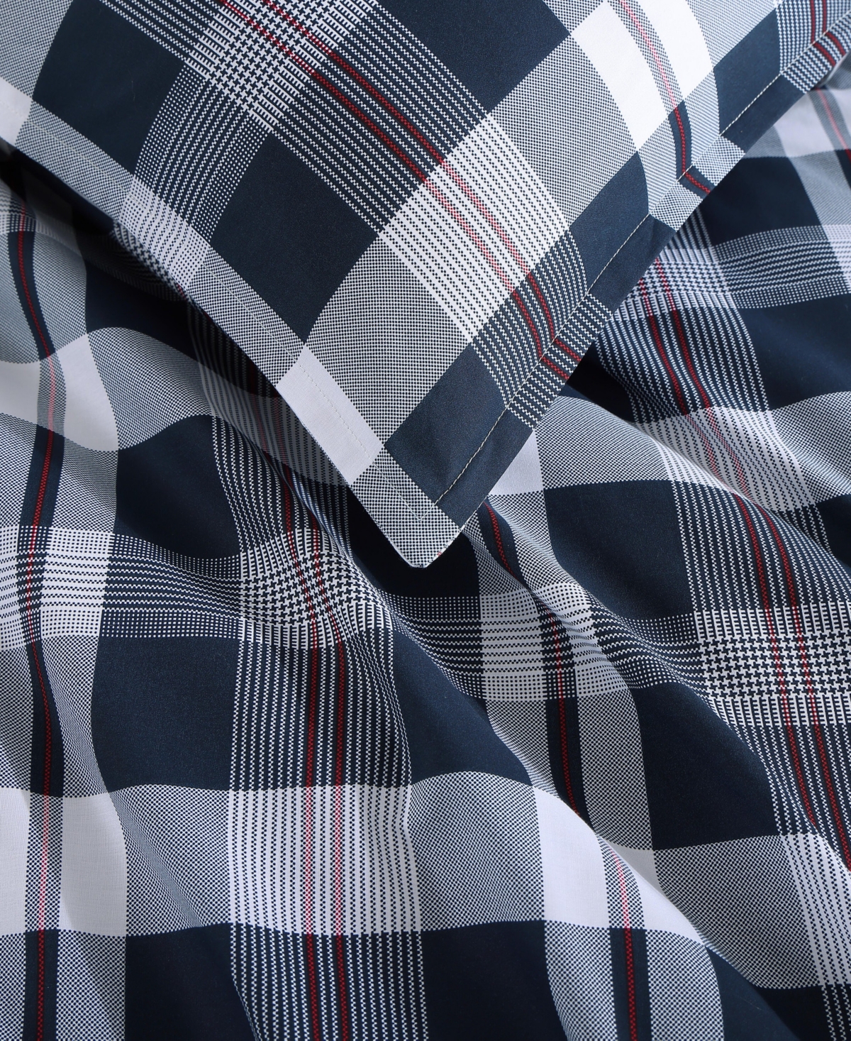 Tommy Hilfiger Dream Madras Cotton 3-Pc. Duvet Cover Set
