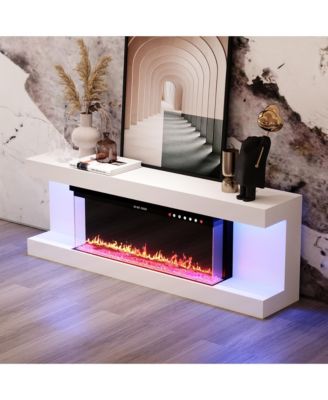 40-inch electric fireplace, recessed fireplace,1500W  TV stand