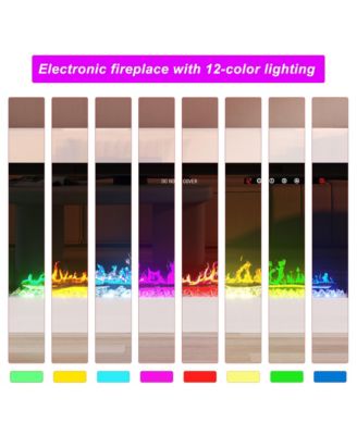 40-inch electric fireplace, recessed fireplace,1500W  TV stand