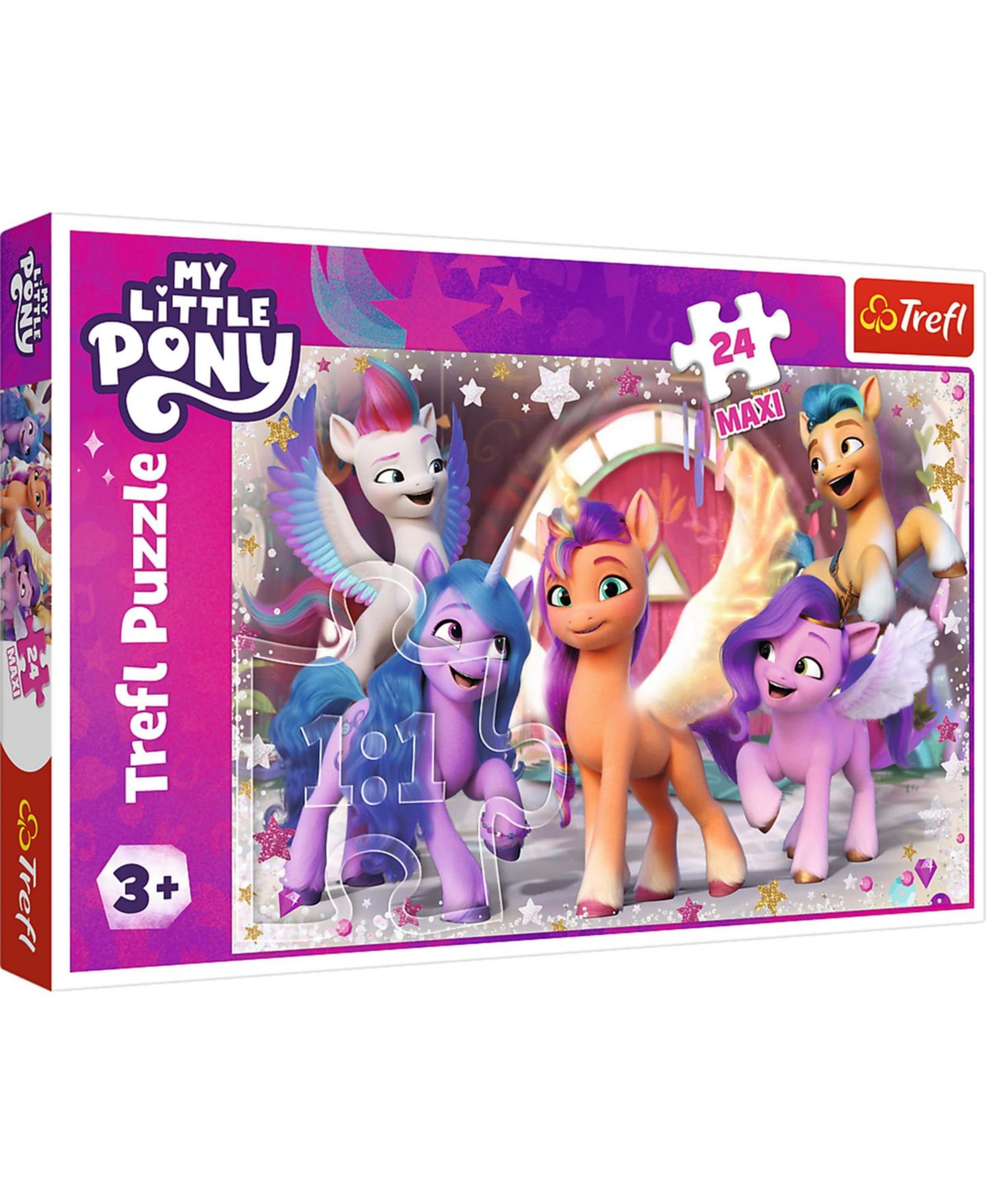 Детский пазл Trefl My Little Pony A Happy Day of Ponies 24-Piece Jigsaw Puzzle, Ages 3+, цвет: Разноцветный — фото 1